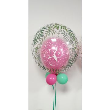 Deco Bubble ballon (klik op foto voor info)