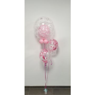 Deco Bubble ballon geboorte- Happy Balloons Geleen