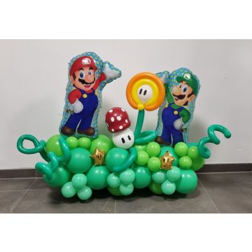 Super Mario ballondeco - happy balloons geleen