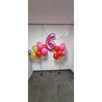Cijferballon helium combi( Prijs op aanvraag)
