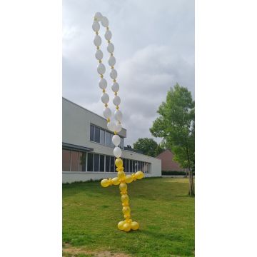 Ballon kruis communie - Happy Balloons Geleen