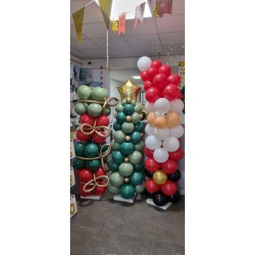 Ballonpilaren Kerst - happy balloons geleen