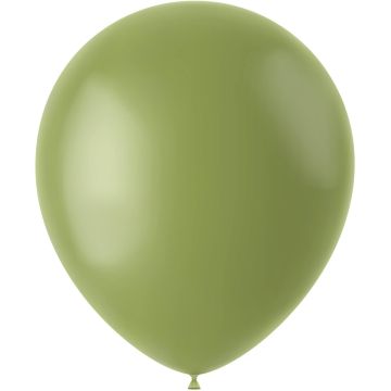 Ballon olijfgroen, 50 st