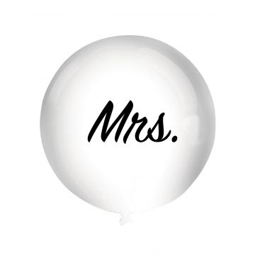 Ballon MRS Bruiloft XL 90 cm