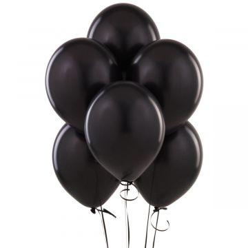 Ballon zwart (100 stuks)