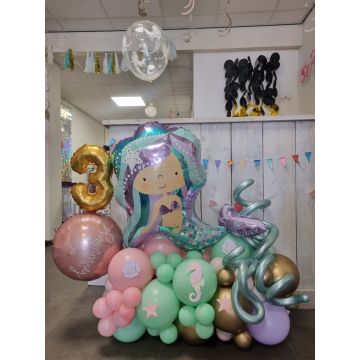 Ballonboeket Zeemeermin