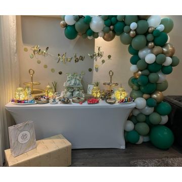  Ballonboog organic groen - happy balloons Geleen