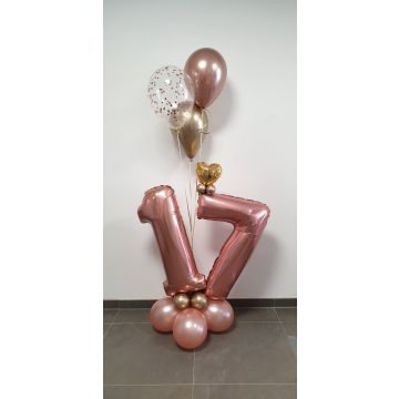 Ballondeco getal - happy balloons geleen