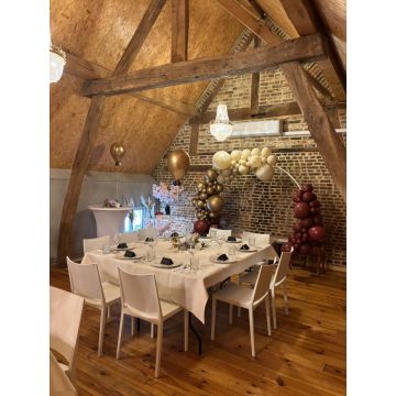 Ballondecoratie bruiloft