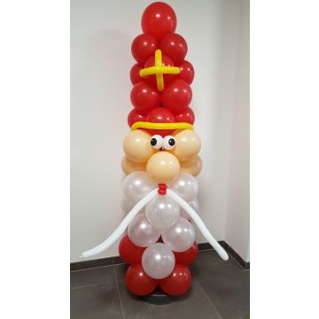 Ballonpilaar Sinterklaas - Happy Balloons Geleen