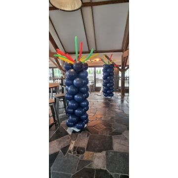 Ballonpilaar Sprieten bovenop - Happy Balloons Geleen