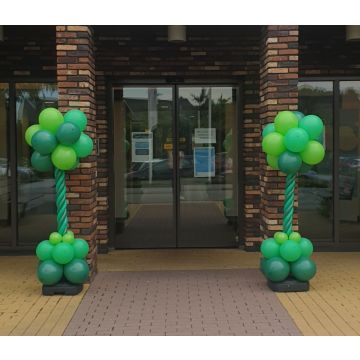 Ballonpilaar Happy balloons