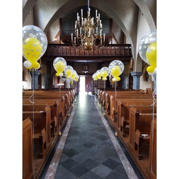 Ballonnen communie kerk