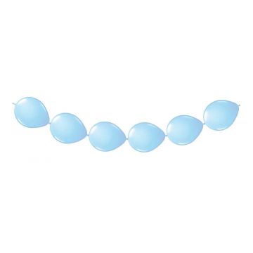 knoopballon ballonslinger lichtblauw